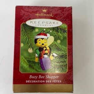Hallmark ornament “Busy Bee shopper”2000